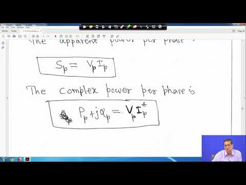 NPTEL IIT Kharagpur — Lecture 49: Three phase circuits (Contd.)