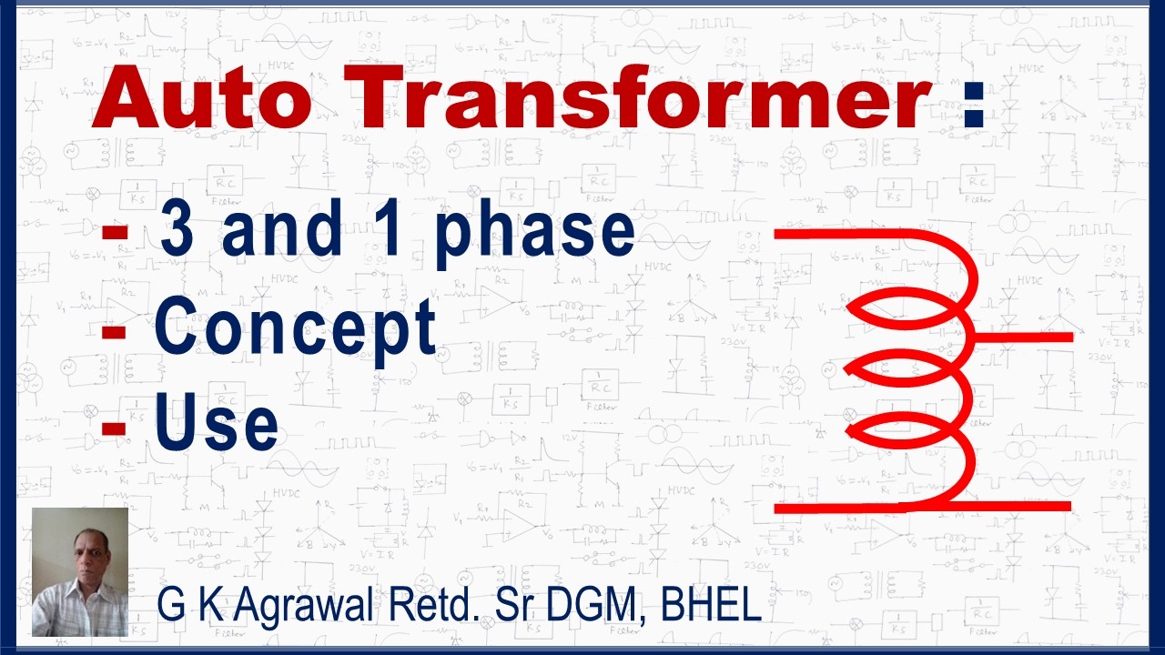Auto Transformer Working Principle by G K Agrawal