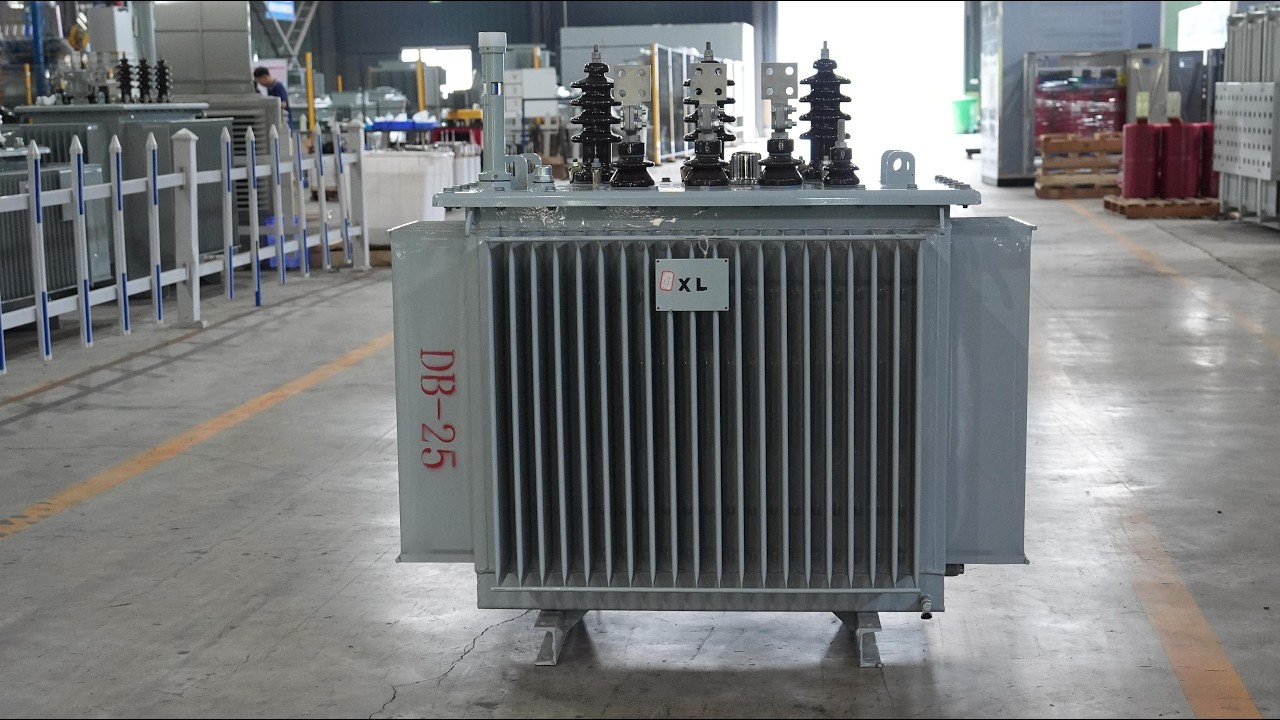 Inside look at the S11-M-500/10 oil-immersed power transformer.