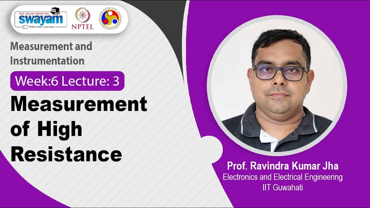Lec-28: Measurement of High Resistance