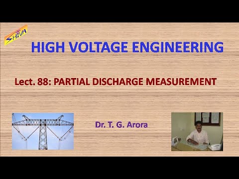 High Voltage Engineering: Lect.88: Partial Discharge Measurement