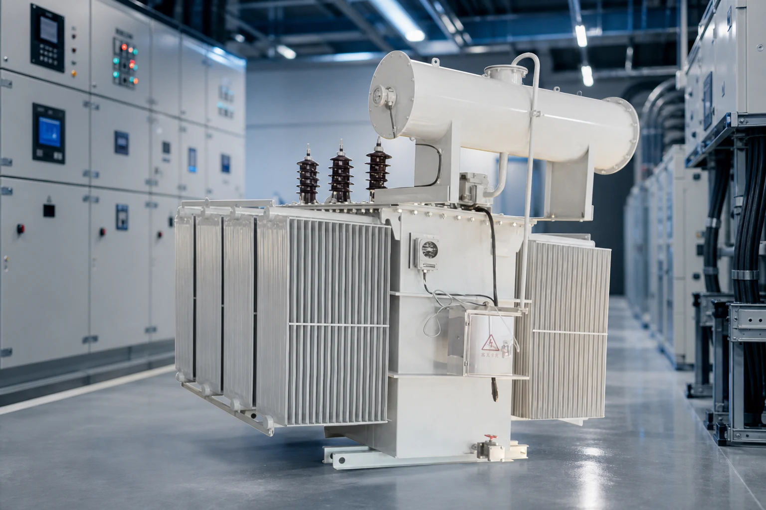 250KVA dry type power transformer — LBAJI official product with illustrative background (not a real site photo)