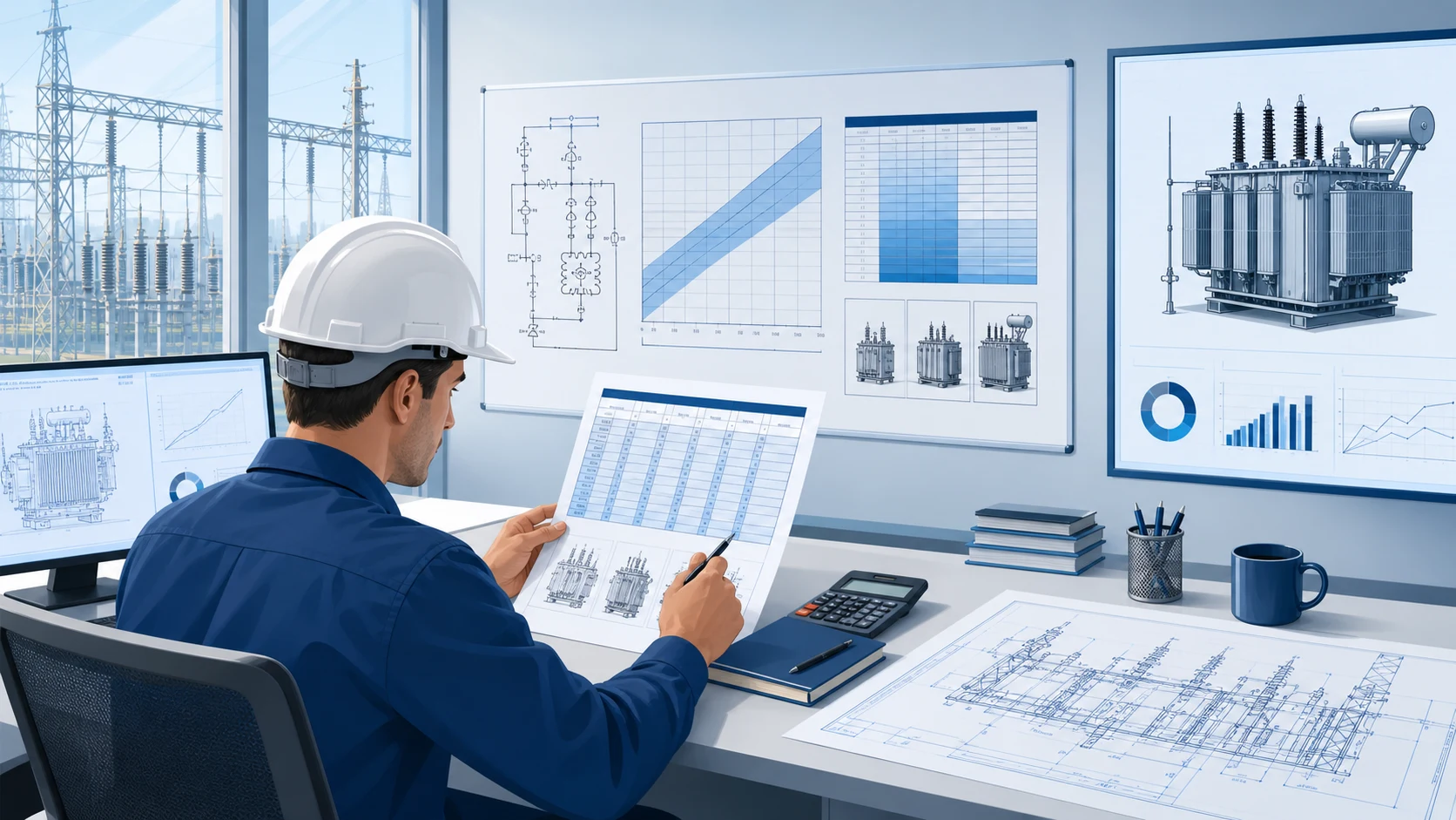 Nonlinear load profile review for distribution transformer sizing