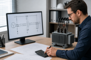 3 phase transformer calculations — industrial electrical equipment