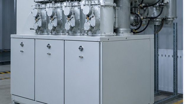 Compact sealed gas-insulated medium-voltage ring main switchgear