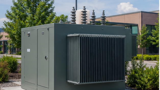 Commercial pad-mounted transformer