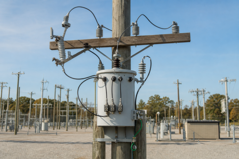 pole mount transformer diagram — industrial electrical equipment