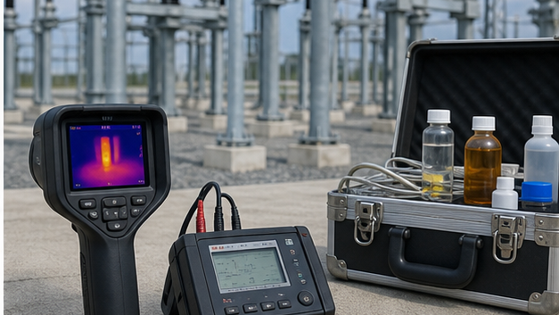 Thermal, breaker and oil condition tools used in substations