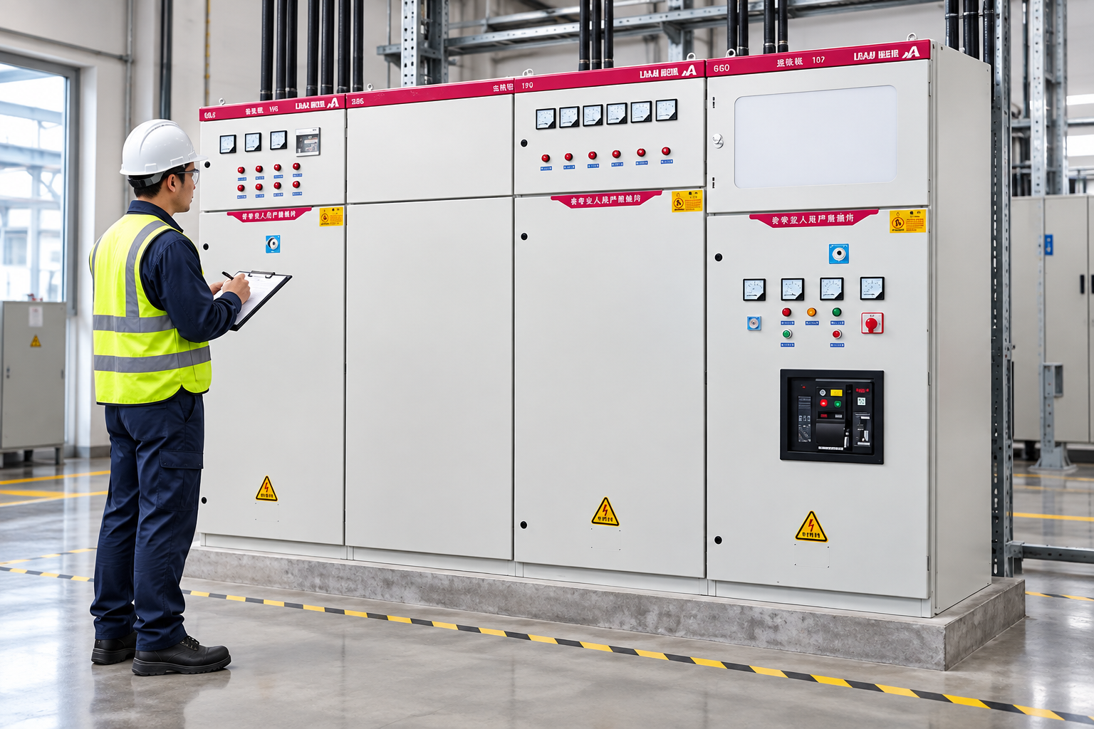 LBAJI product equipment illustrating 200 amp distribution panel