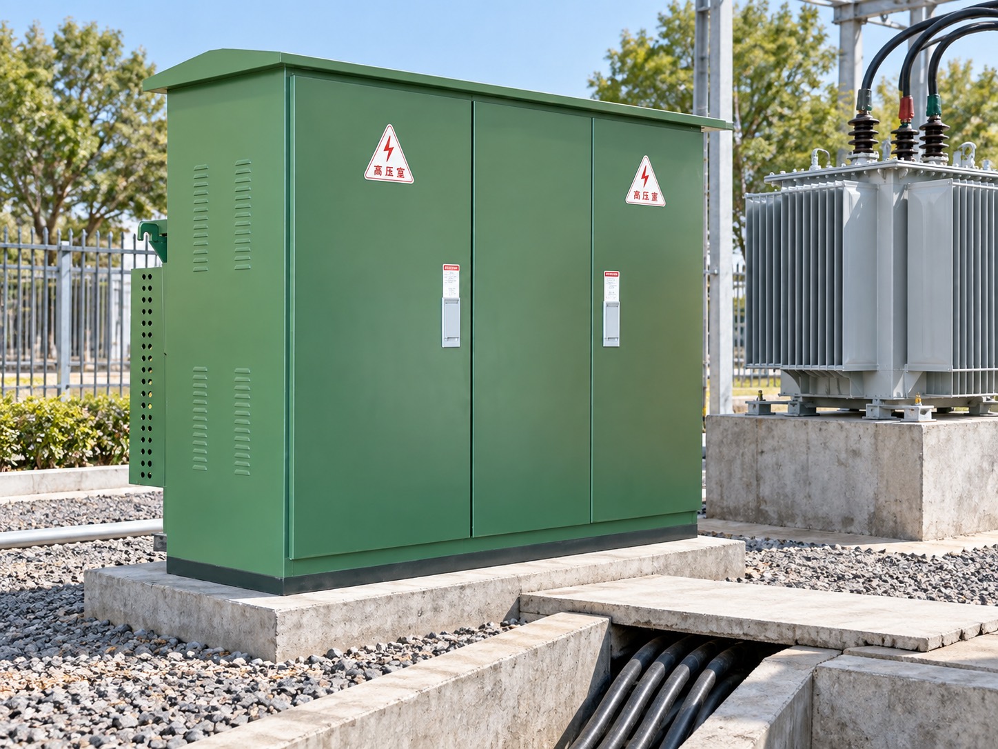 Portable industrial power distribution panel with protected outlets