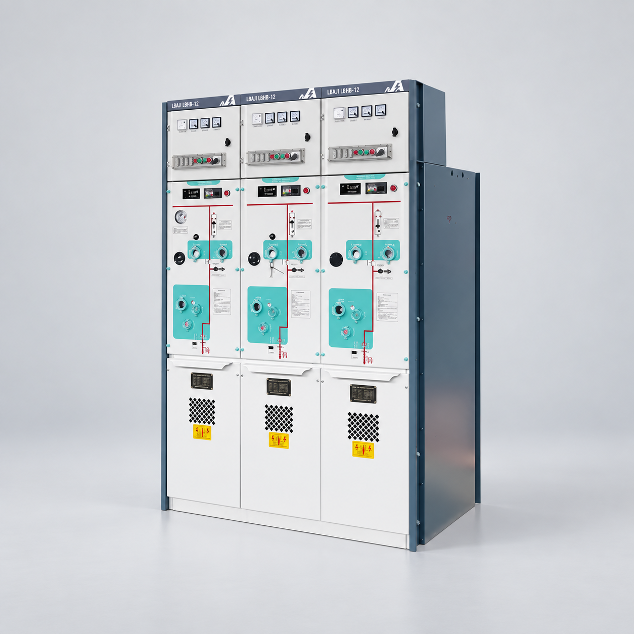 LBAJI LBHB-12 three-panel gas-insulated ring main unit