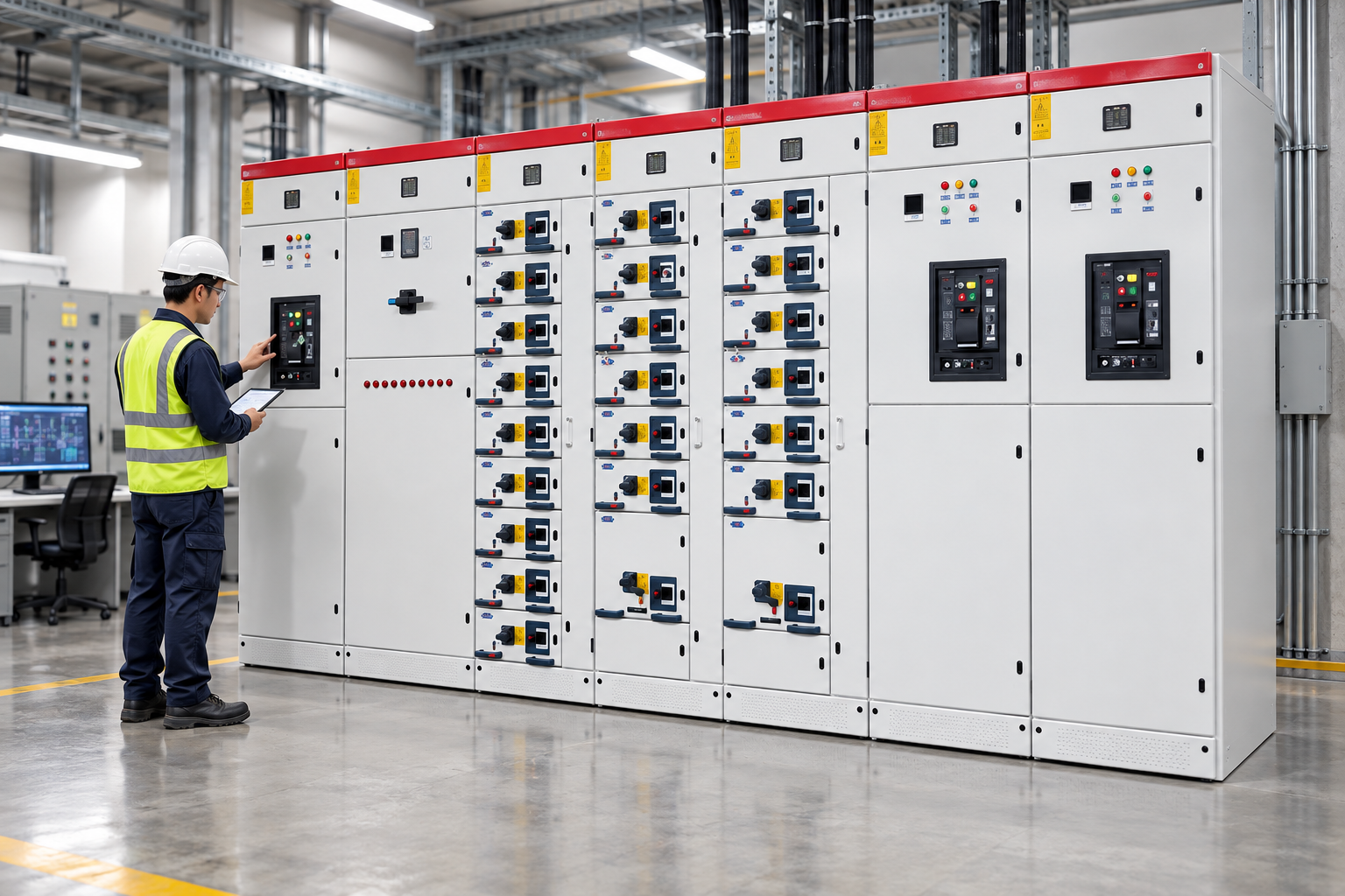 LBAJI product equipment illustrating automation control panels