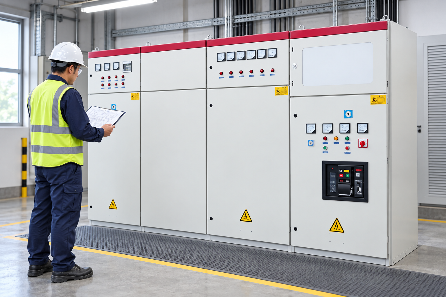 LBAJI product equipment illustrating circuit breaker box wiring
