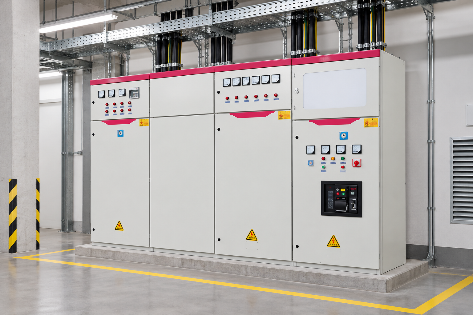 LBAJI product equipment illustrating circuit breaker box wiring