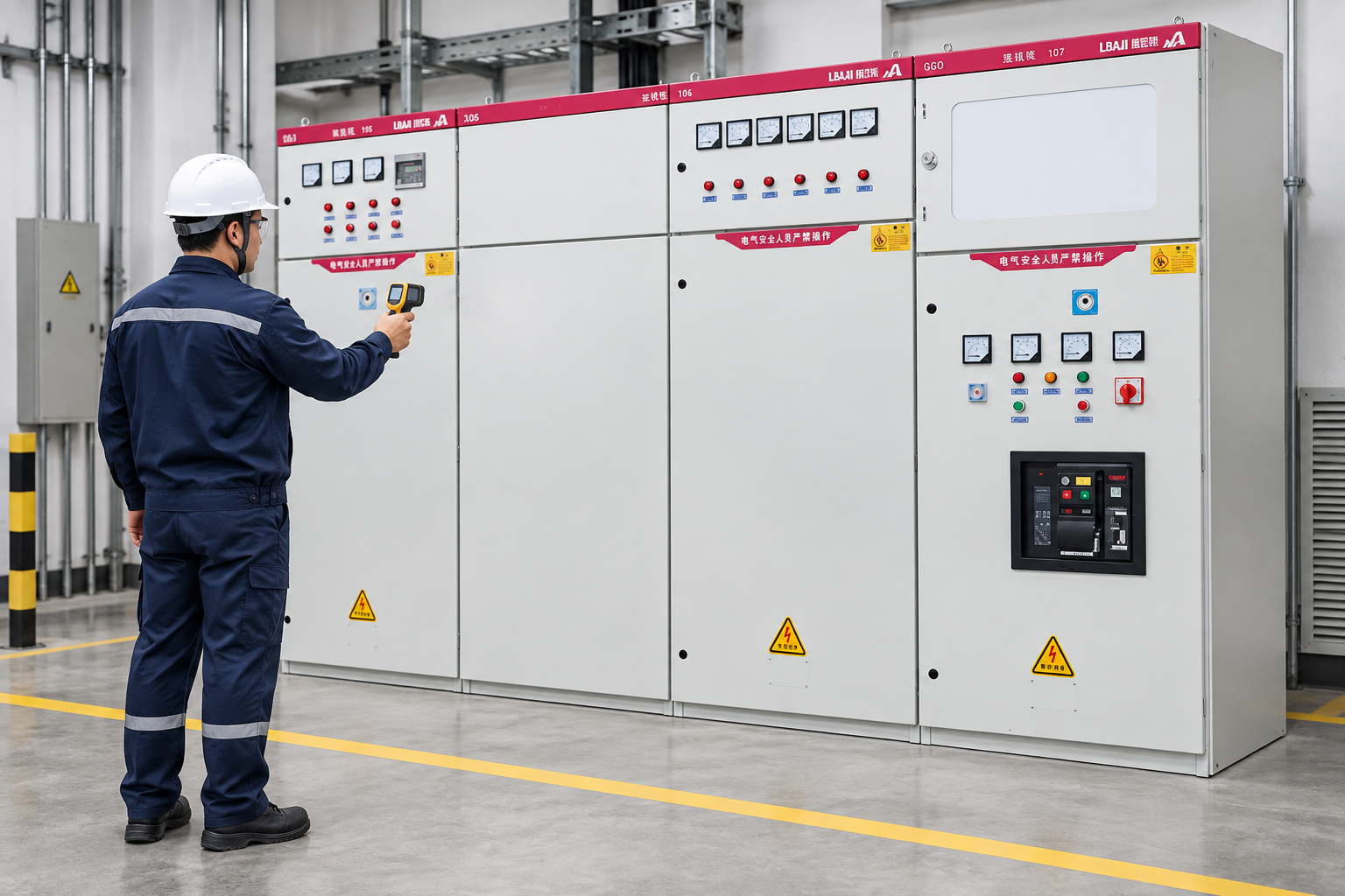 LBAJI product equipment illustrating control panel ac unit