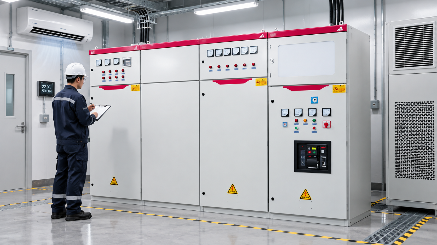 LBAJI product equipment illustrating control panel ac unit