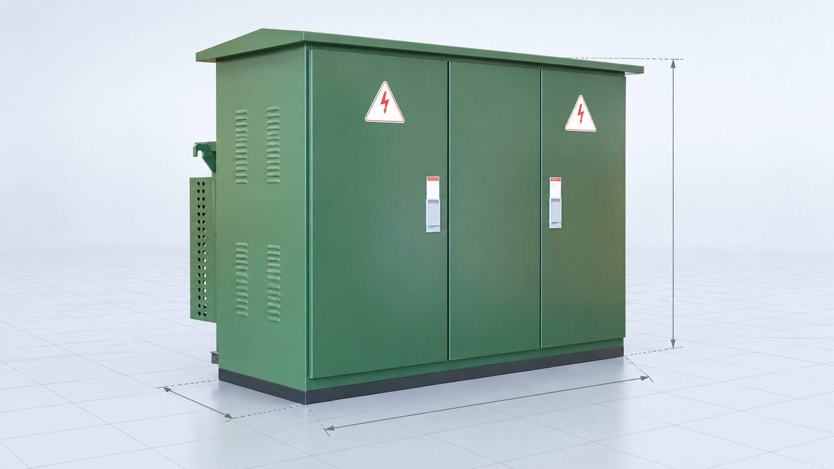 LBAJI YB27 prefabricated substation shown in a conceptual design review