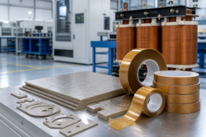 Mica tapes, sheets and precision parts for transformer insulation