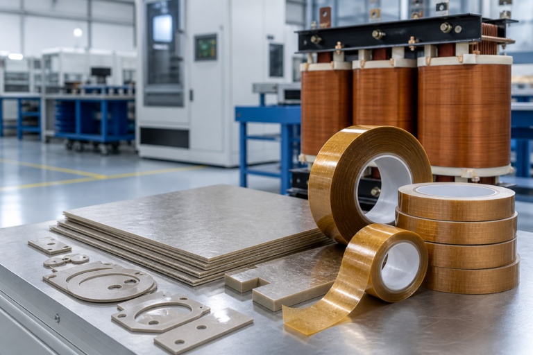 Mica tapes, sheets and precision parts for transformer insulation
