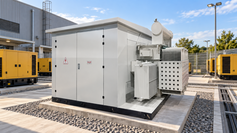 LBAJI product equipment illustrating generator power distribution box