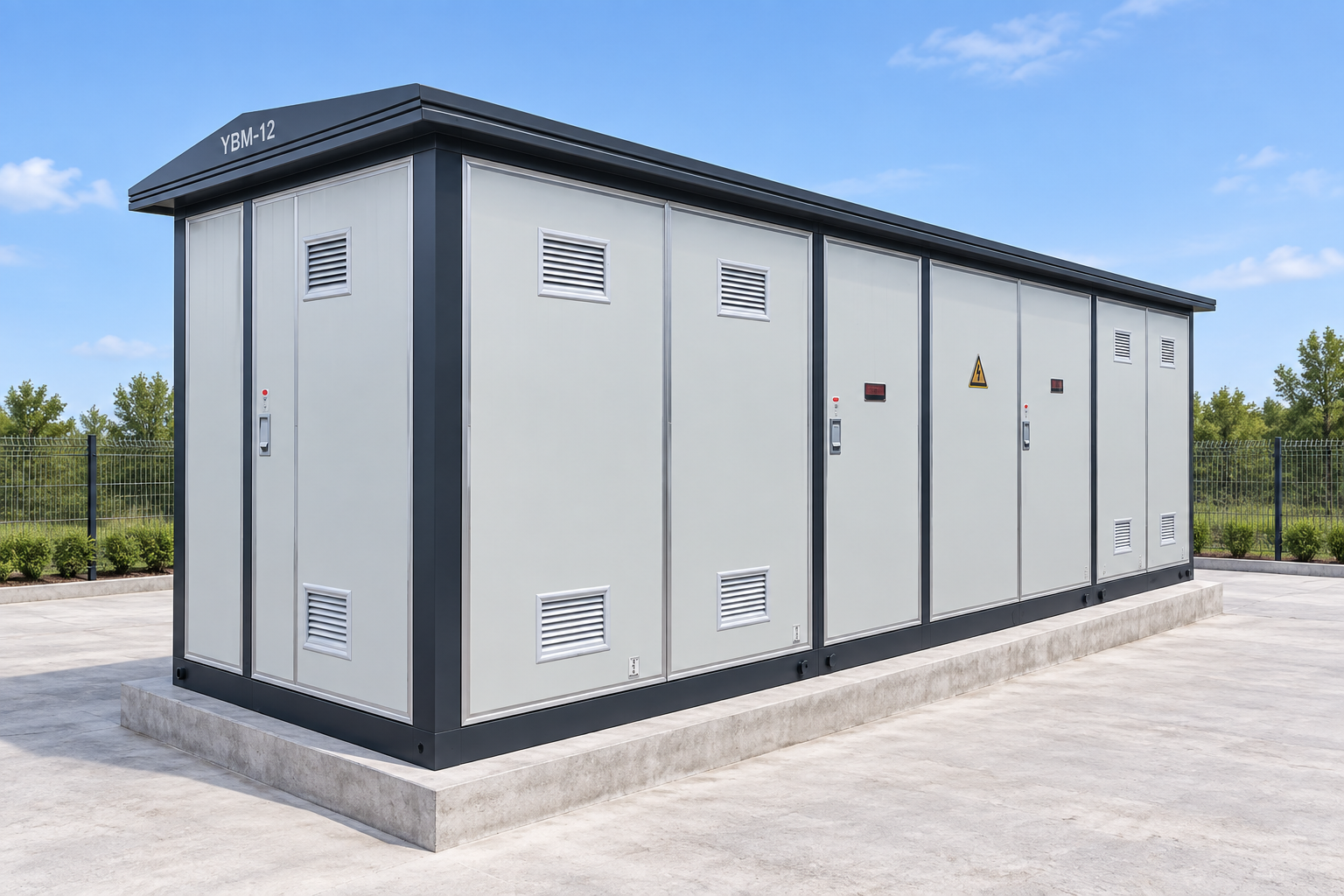 LBAJI YBM-12 prefabricated distribution substation enclosure