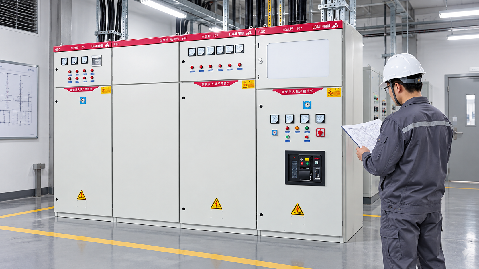 LBAJI product equipment illustrating power distribution board