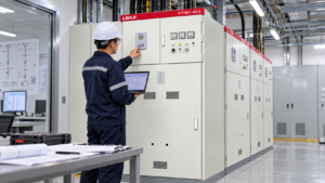 LBAJI product equipment illustrating protection relays