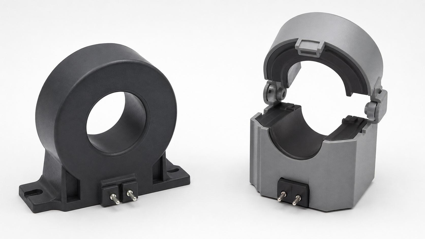 Solid core and split core core balance current transformers