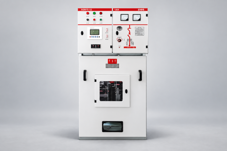 LBAJI XGN15-12 medium-voltage switchgear front enclosure