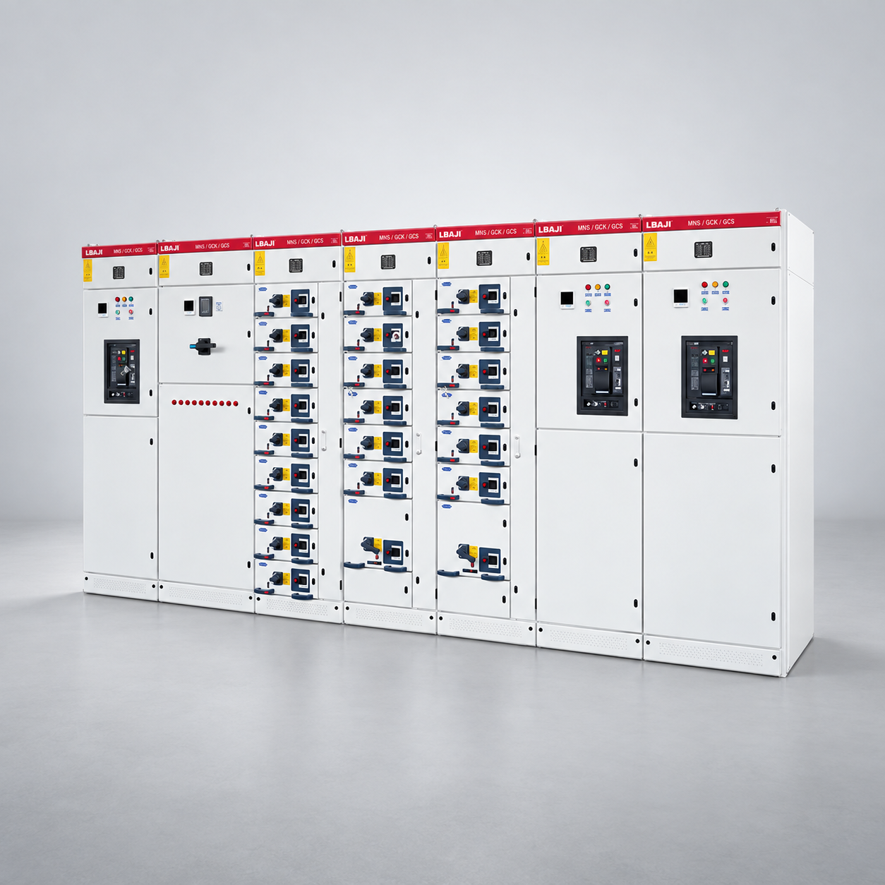LBAJI MNS withdrawable low-voltage switchgear lineup
