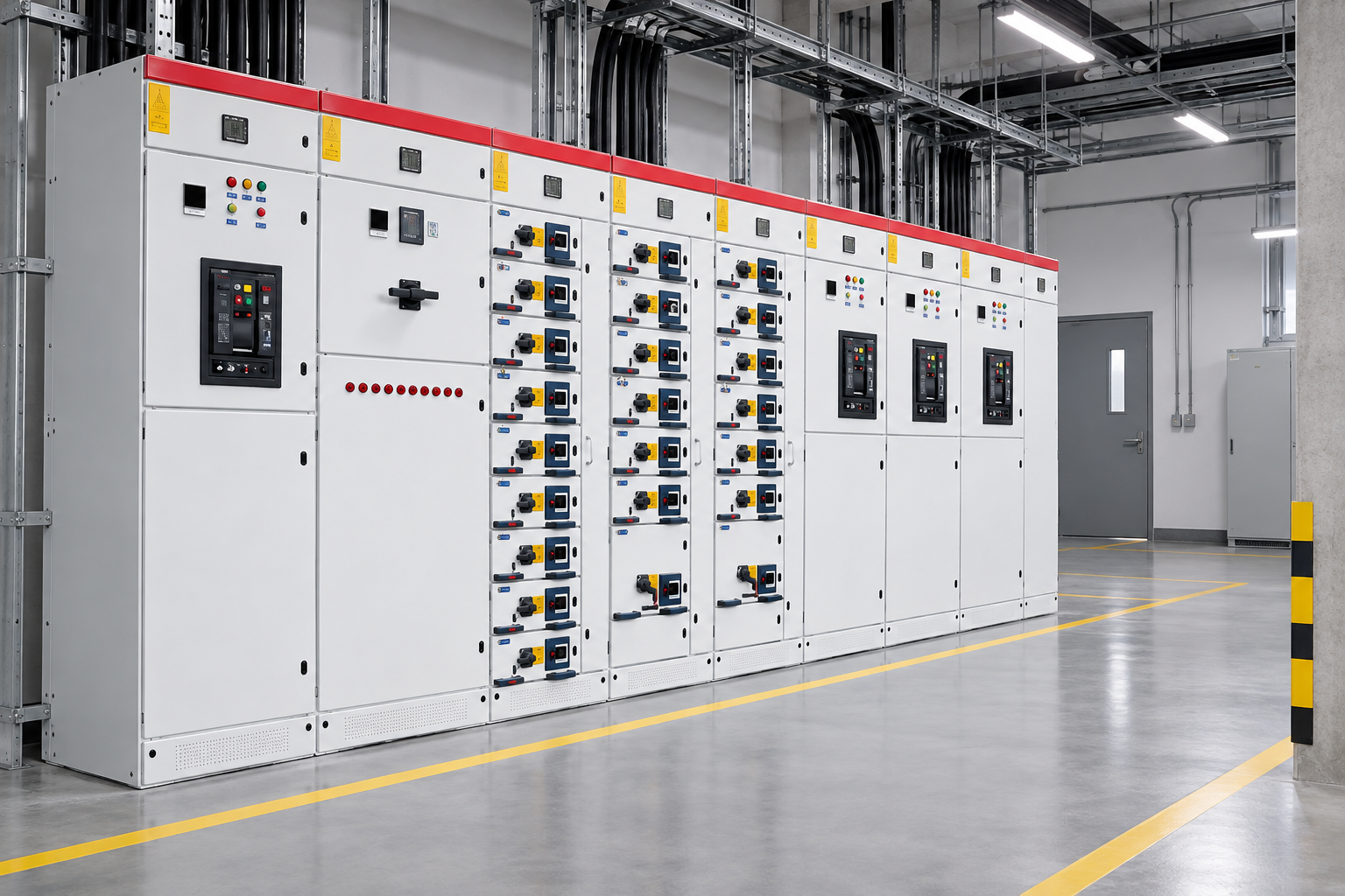LBAJI product equipment illustrating three phase panel