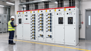 LBAJI product equipment illustrating three phase panel