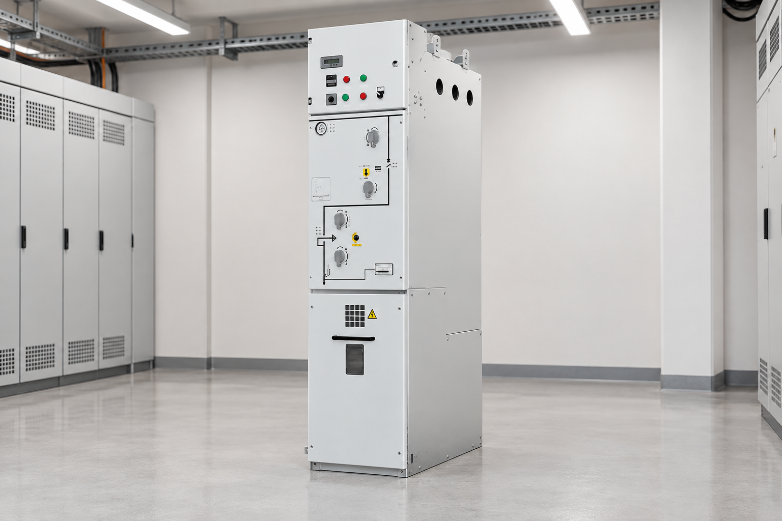 LBAJI HC-40.5 sealed ring-network switchgear based on its product image in a dry room