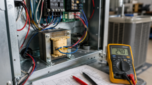 Was macht ein Transformator in der HLK-Technik? 24V-Steuerspannung erklärt