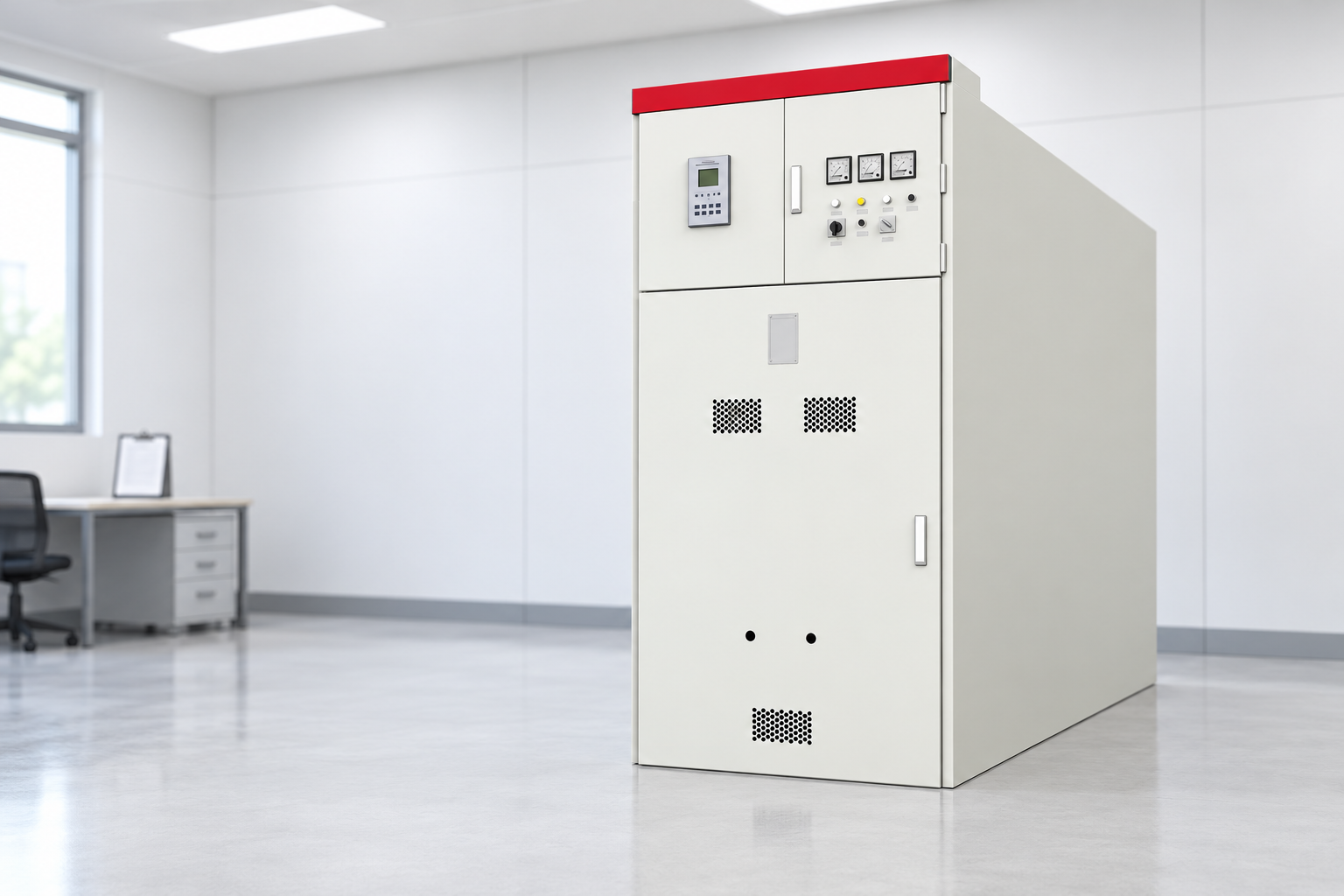 KYN61-40.5 Armouring Removable AC Metal Enclosed Switchgear exterior panel reference view