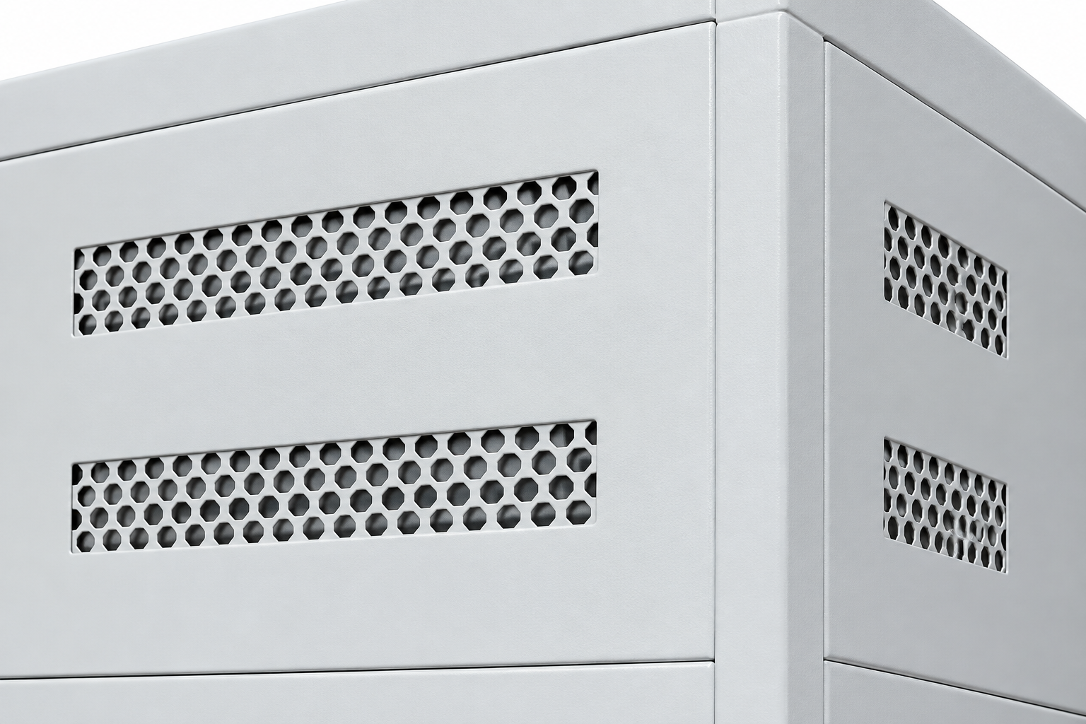 Enclosure ventilation detail for maintenance planning