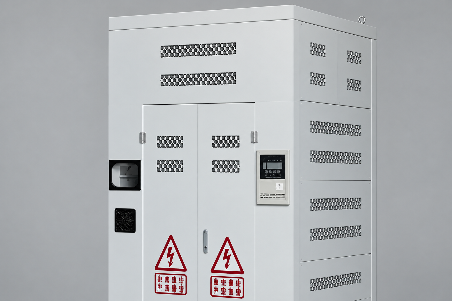 Upper enclosure and existing controller area for identification
