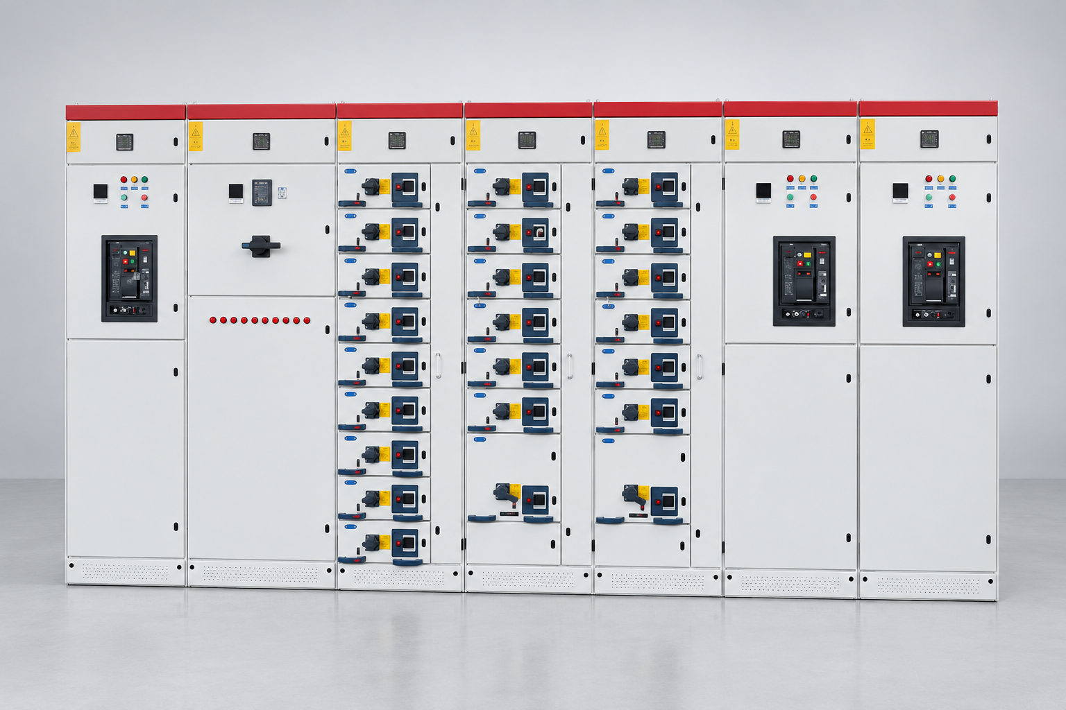 MNS/GCK/GCS Low-Voltage Withdrawable Switchgear exterior front view