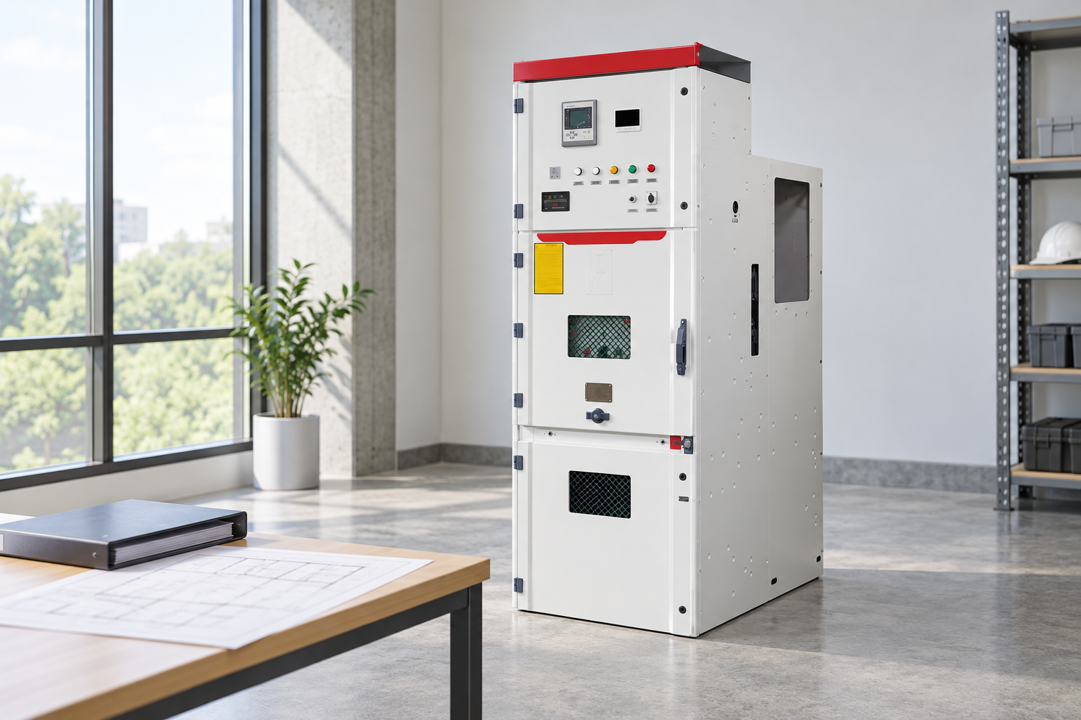 KYN28A-12 Metal-clad Withdrawable AC Switchgear exterior reference for electrical switchgear manufacturing