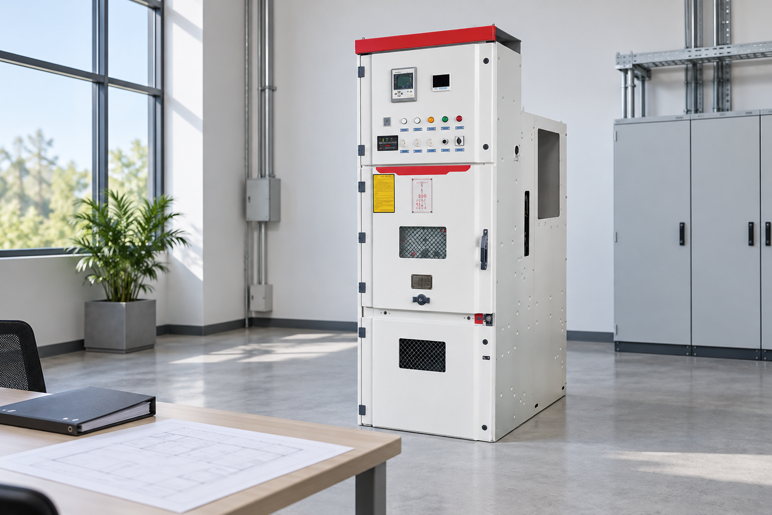 KYN28A-12 Metal-clad Withdrawable AC Switchgear exterior reference for industrial switchgear systems