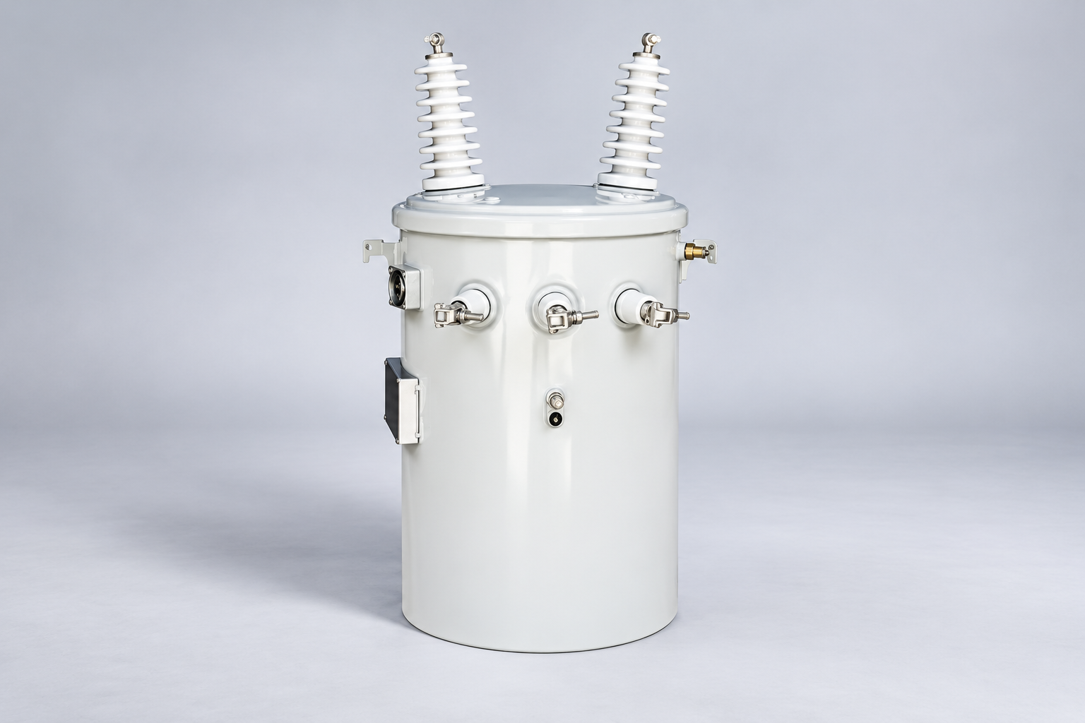 Single Phase pole mounted Transformer exterior reference for ac single phase power factor