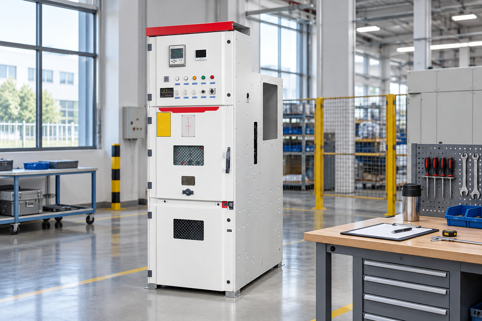 KYN28A-12 Metal-clad Withdrawable AC Switchgear exterior reference for custom electric switchgear