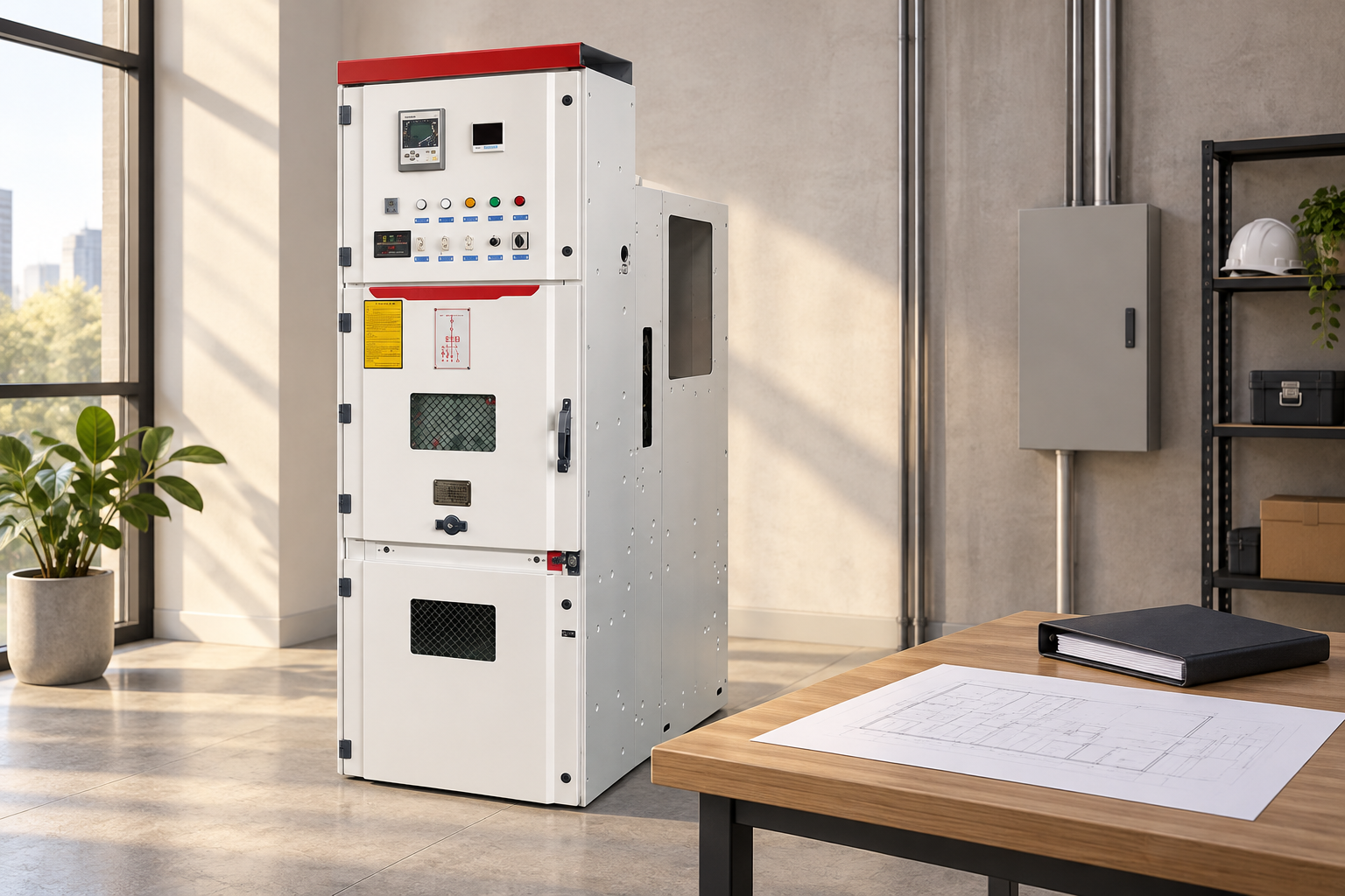 KYN28A-12 Metal-clad Withdrawable AC Switchgear exterior reference for custom electric switchgear