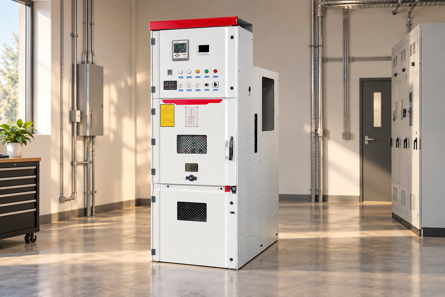KYN28A-12 Metal-clad Withdrawable AC Switchgear exterior reference for custom electric switchgear