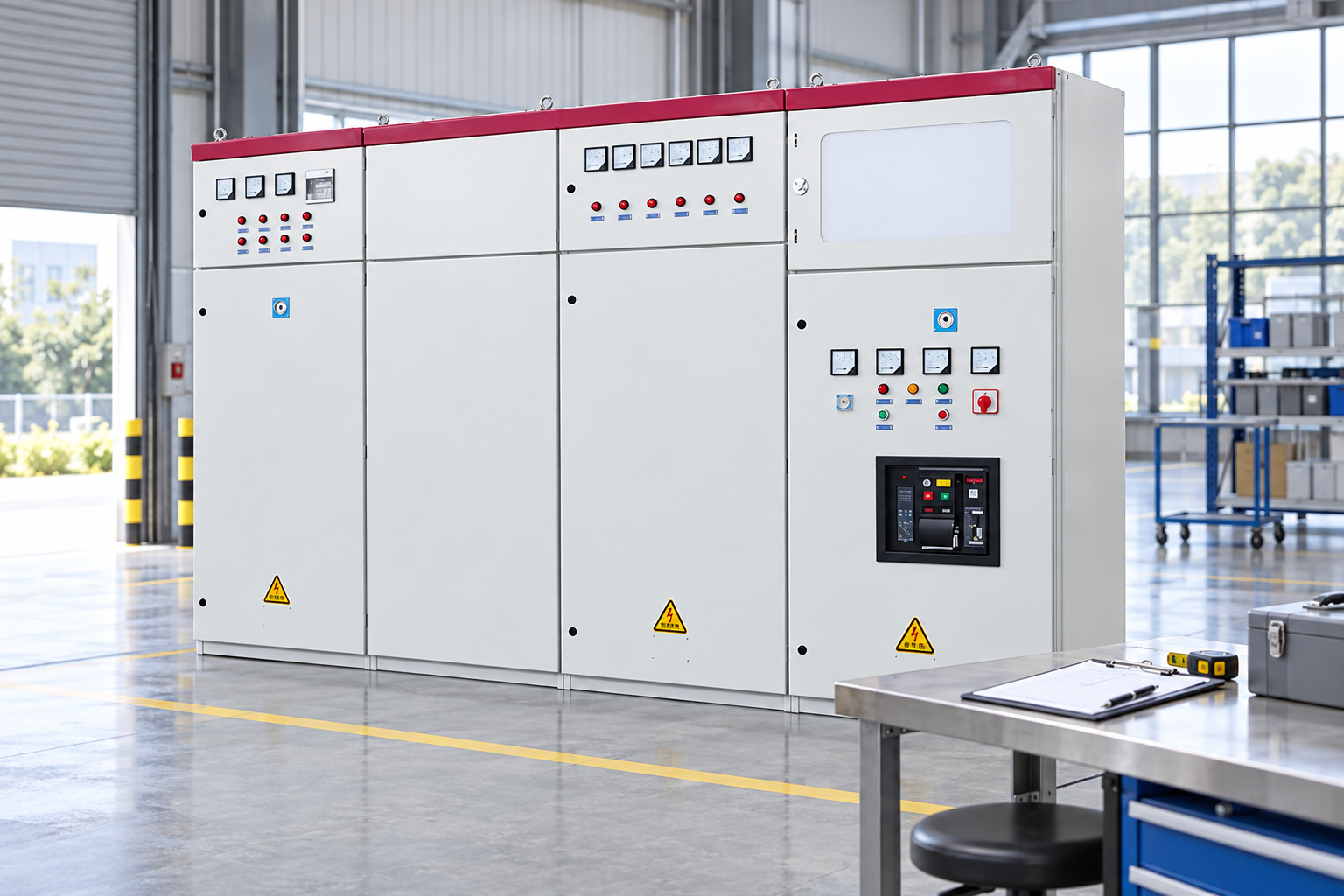 GGD Low-Voltage Switchgear exterior reference for diagram electrical distribution system in building