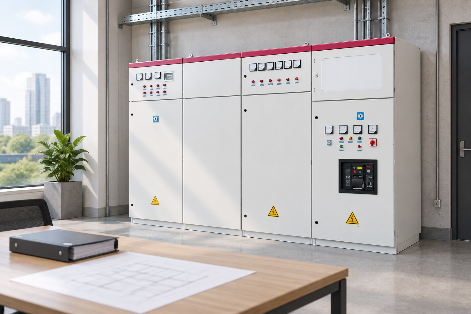GGD Low-Voltage Switchgear exterior reference for diagram electrical distribution system in building