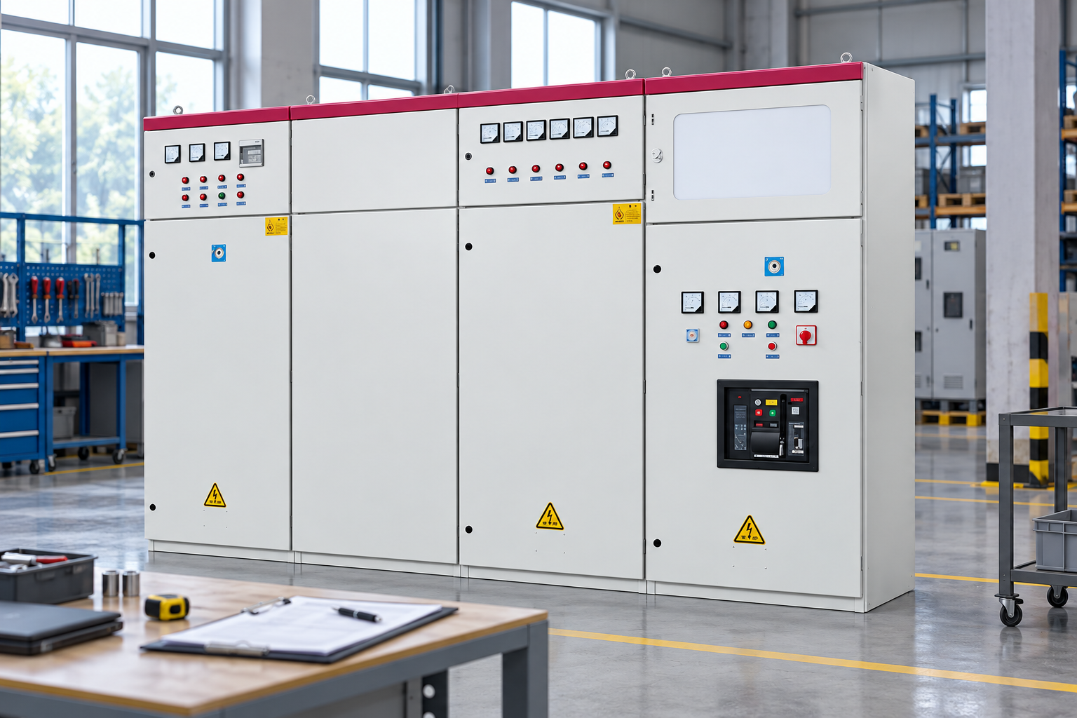GGD Low-Voltage Switchgear exterior reference for data center switchgear