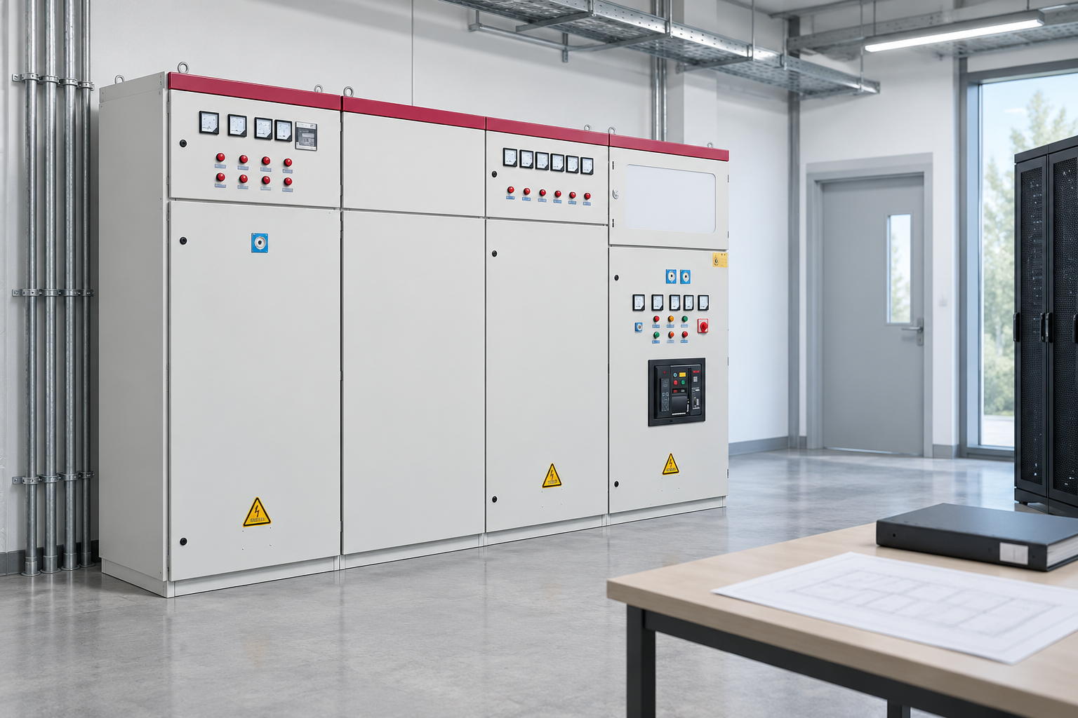 GGD Low-Voltage Switchgear exterior reference for data center switchgear