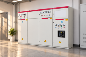 GGD Low-Voltage Switchgear exterior reference for electrical distribution construction package