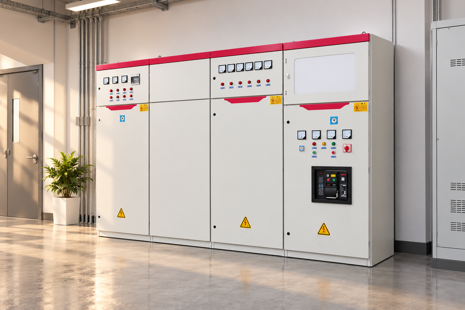 GGD Low-Voltage Switchgear exterior reference for electrical distribution construction package
